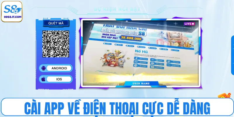 Cài app về điện thoại cực dễ dàng