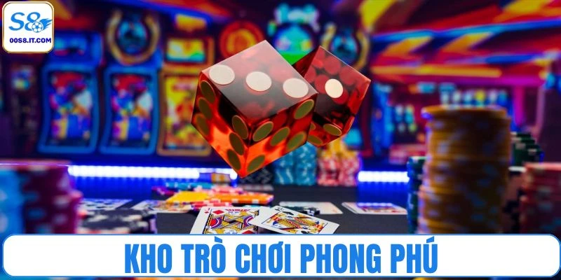 Hệ thống cung cấp kho game phong phú