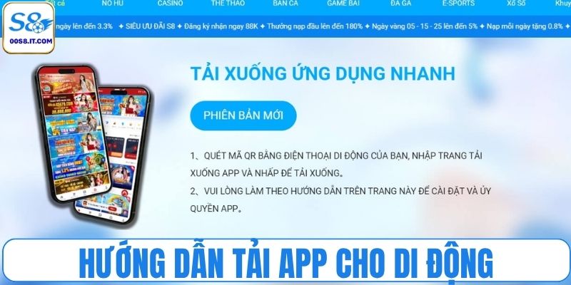 Hướng dẫn tải app S8 cho các hệ điều hành trên di động