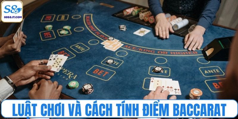 Luật chơi và cách tính điểm rõ ràng trong baccarat