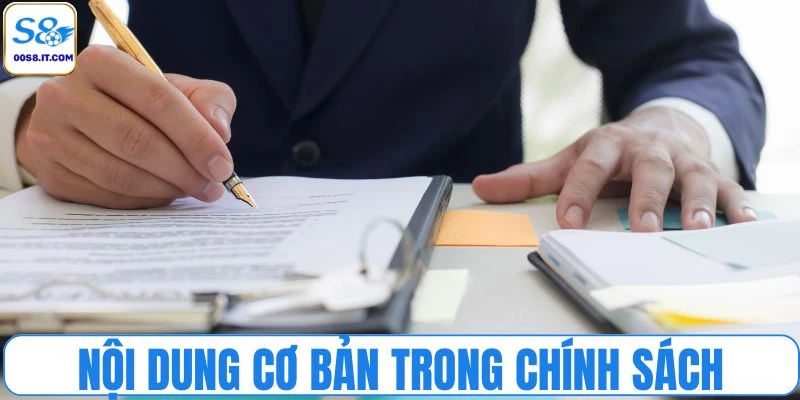 Nội dung cốt lõi trong chính sách bảo mật S8