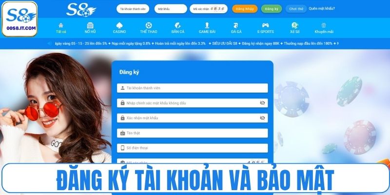 Quy trình tạo tài khoản và bảo mật khắt khe