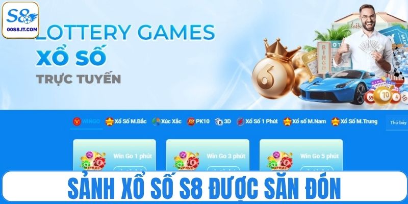 Xổ số S8 được đông đảo hội viên săn đón